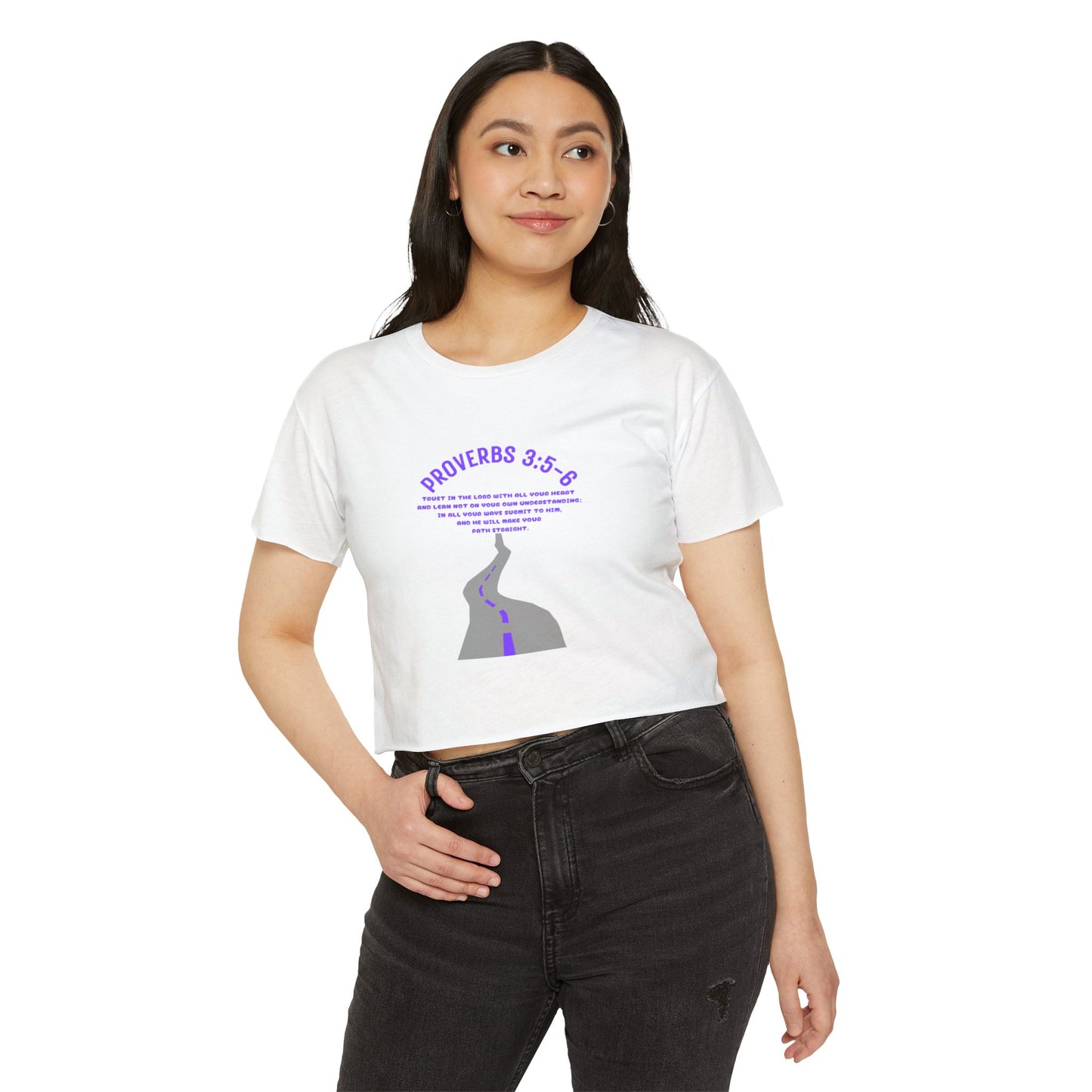 Women's Proverbs Crop Top