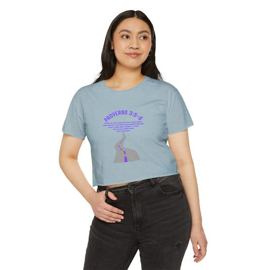 Women's Proverbs Crop Top