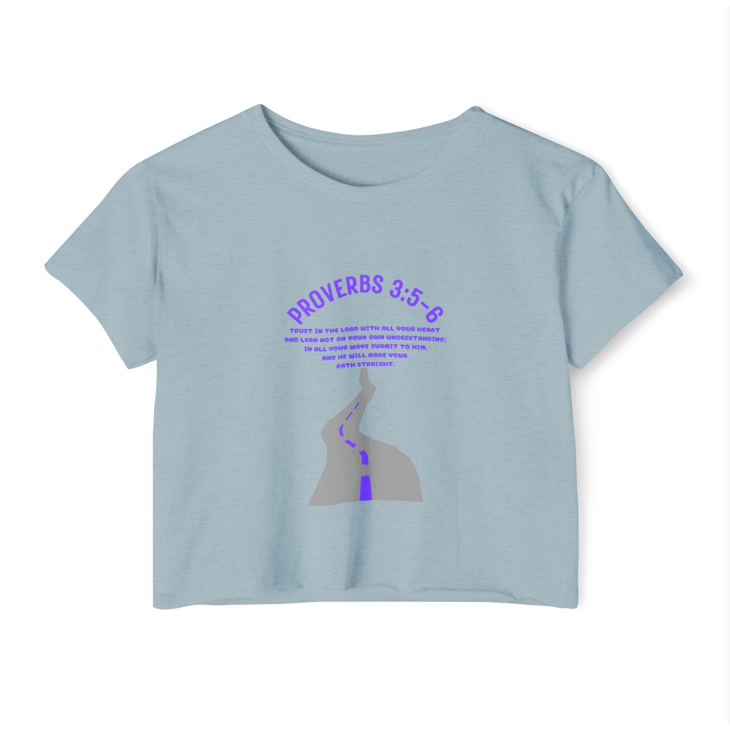 Women's Proverbs Crop Top