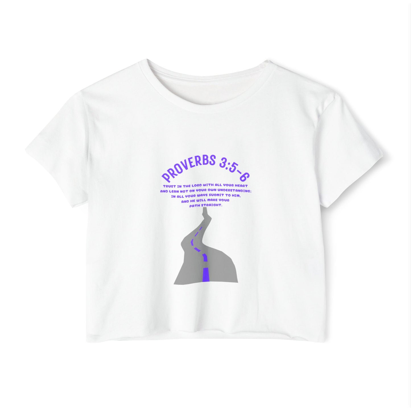 Women's Proverbs Crop Top